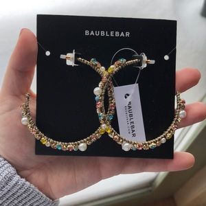 Bauble Bar Hoop Earrings